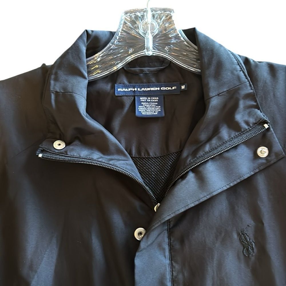 Ralph Lauren Black Windbreaker Jacket